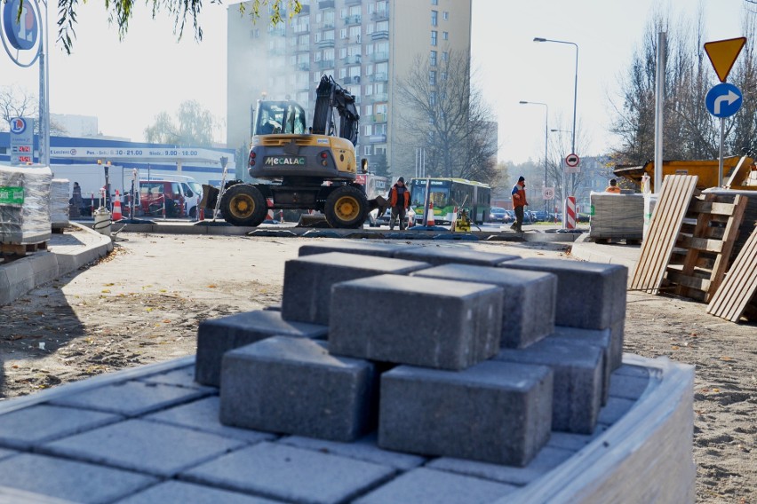 Trwa modernizacja skrzyżowania ulic Wyszyńskiego i...