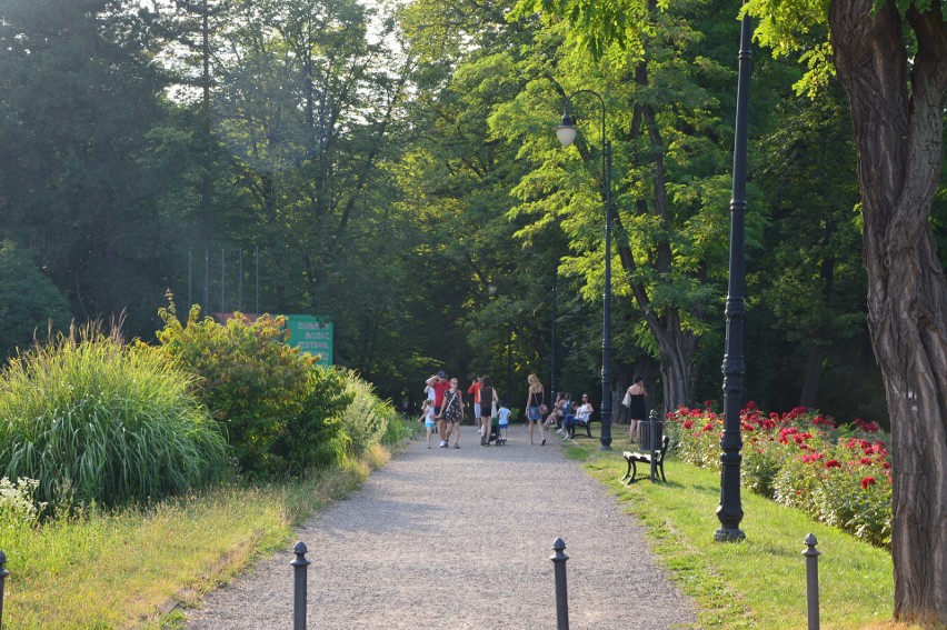 Park Mickiewicza w Wieliczce - założony w 1835 roku, jako...