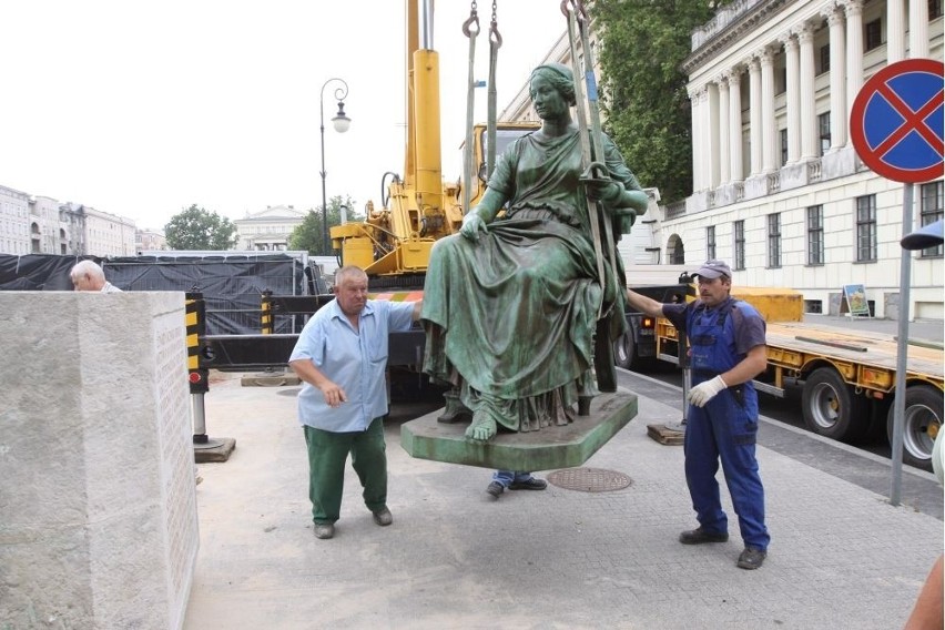 Hygiea wróciła na plac Wolności w Poznaniu