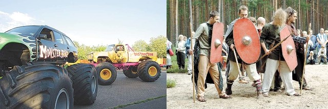 Dziś w Mielnie kierowcy tych monster trucków swoimi maszynami będą miażdżyć inne auta. Chcesz spotkać się z Gotami? Przyjedź dziś do grzybnickiego lasu.