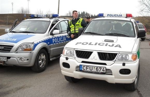 Wspólny patrol policjantów polskich i litewskich