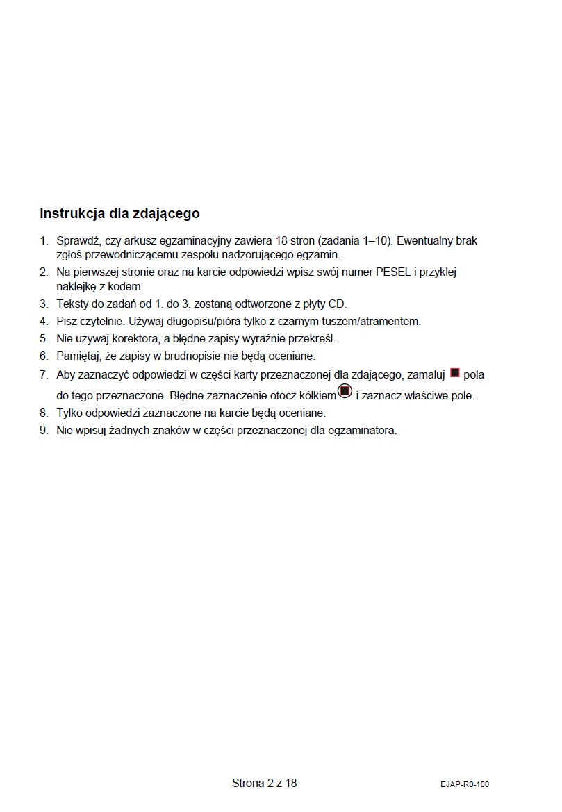 Matura rozszerzona z angielskiego formuła 2015 – arkusz i odpowiedzi