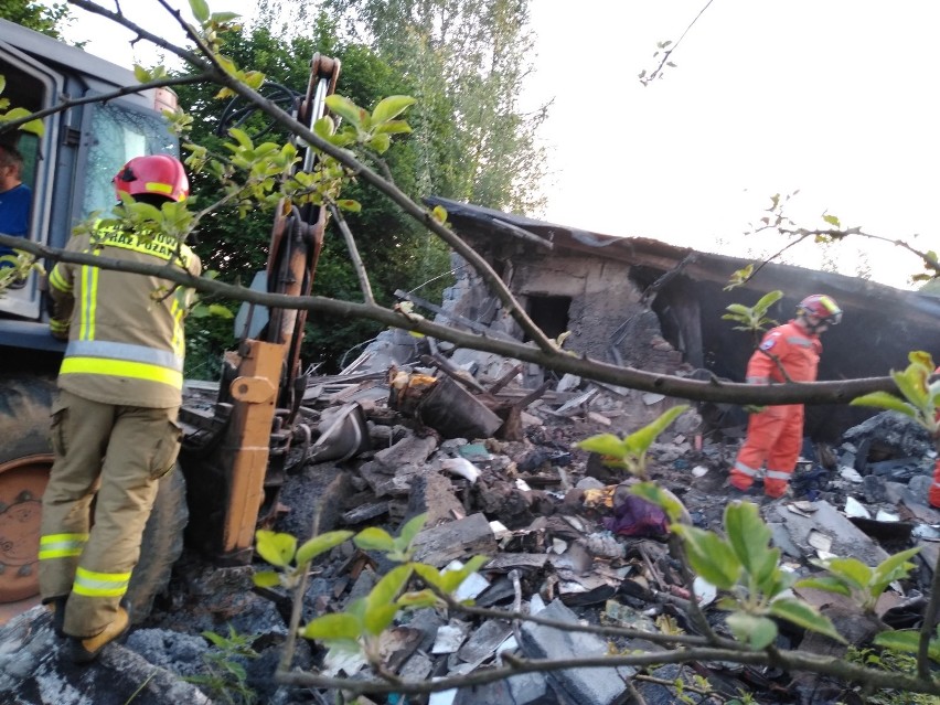 Tragiczny pożar w Zebrzydowicach koło Cieszyna...