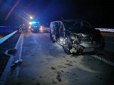 Wypadek na S17. Kierowca z Kujawsko-Pomorskiego zasnął za kierownicą. Samochodami podróżowali Ukraińcy [zdjęcia]