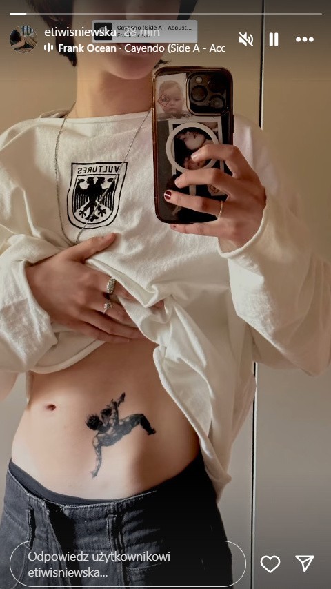 Córka Michała Wiśniewskiego sprawiła sobie nowy tatuaż.