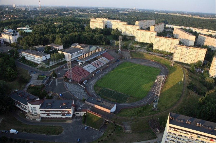 Wyjątkowe zdjęcia Jastrzębia-Zdroju zrobione z paralotni