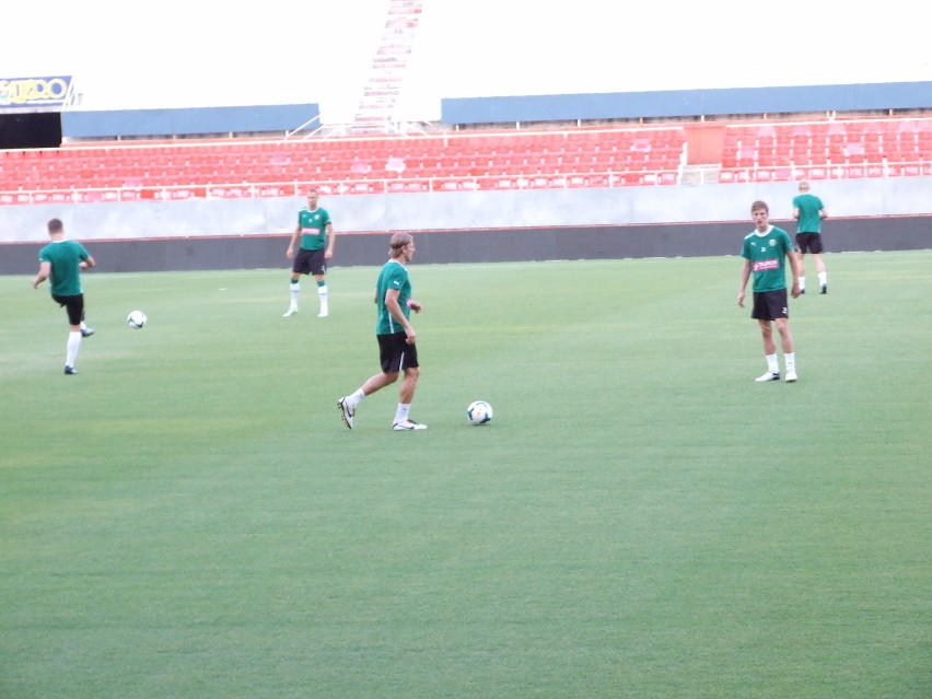 Sevilla - Śląsk. WKS trenował na Estadio Ramón Sánchez Pizjuán (ZDJĘCIA)