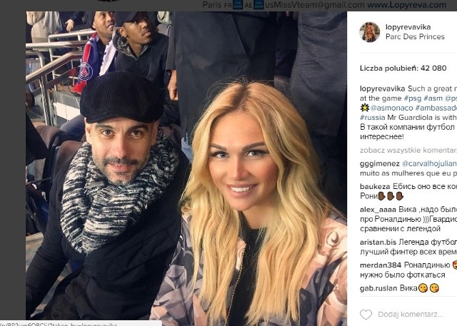 Modelka Wiktoria Łopyriewa to ambasadorka piłkarskich Mistrzostw Świata 2018, które odbędą się w Rosji. Miss Rosji 2003 ma 33-lata i udział w sesjach zdjęciowych dla znanych marek. Na Instagramie obserwuje ją prawie 980 tys. internautów.