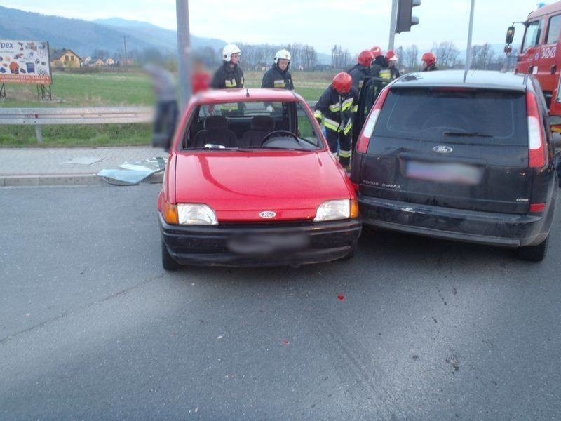 DK 87. Znów wypadek na obodnicy Starego Sącza [ZDJĘCIA]