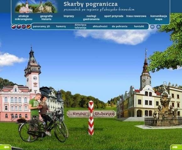 Portal internetowy promujący okolice Głubczyc i Krnova.