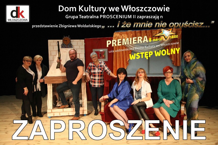 „...i że mnie nie opuścisz” - nowy spektakl Zbigniewa Woldańskiego w Domu Kultury we Włoszczowie
