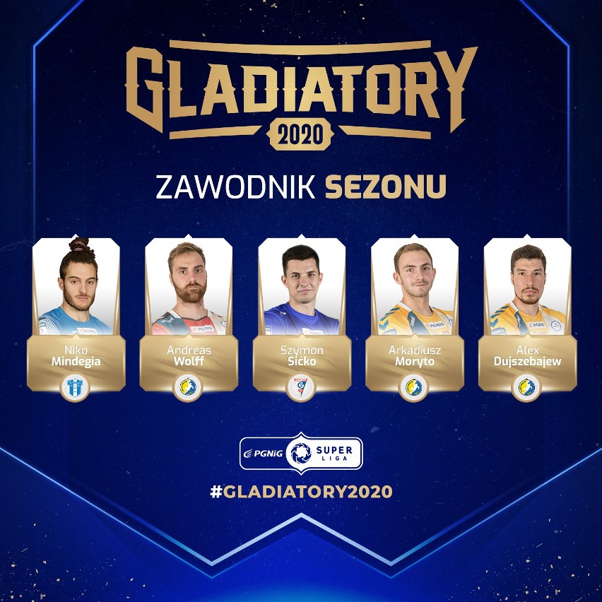 PGNiG Superliga. Nominacje do Gladiatorów. Najwięcej, jedenaście, dla PGE VIVE Kielce. Wśród pań jest kielczanka, Dominika Więckowska