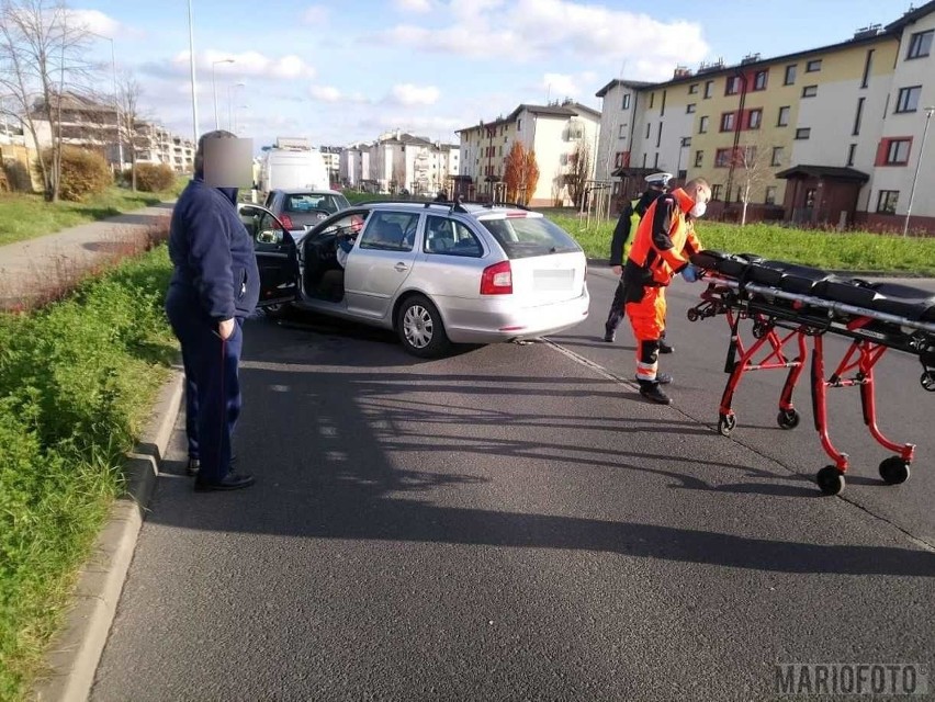 Wypadek na alei Solidarności w Opolu.