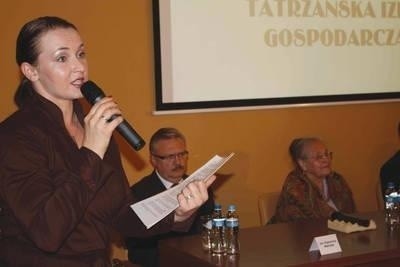 Specjalistka od rozwoju osobistego i wizerunku Ewa Wiśniewska - Brzoza komentowała wypowiedzi kandydatów Fot. Agnieszka Szymaszek