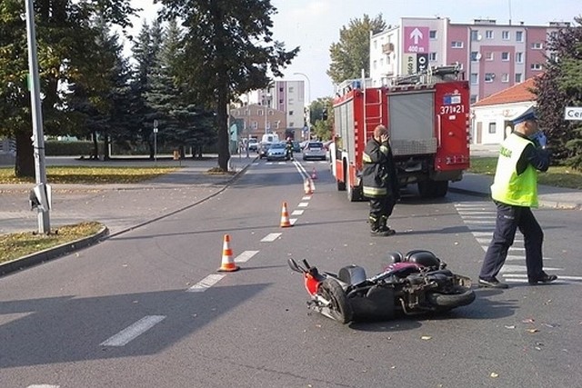 Do wypadku doszło na skrzyżowaniu koło biblioteki w Międzyrzeczu.