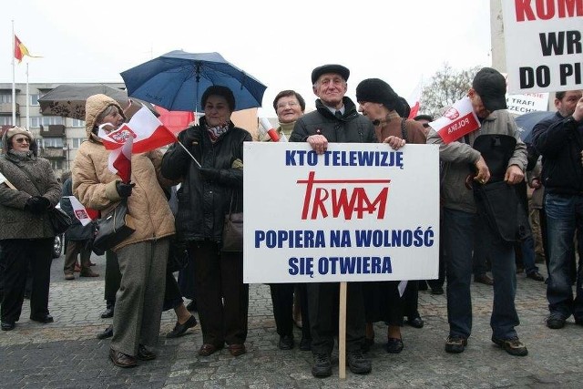 16 kwietnia odbyła się we Włocławku manifestacja w obronie telewizji Trwam