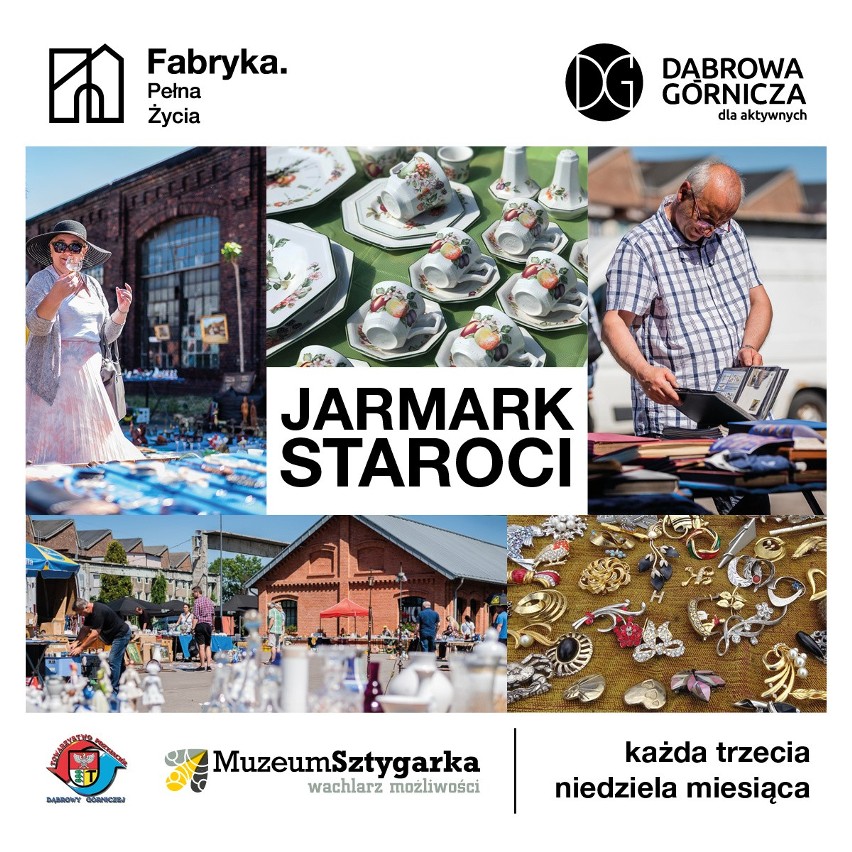 Niedziela 16 kwietnia to czas Dąbrowskiego Jarmarku Staroci,...