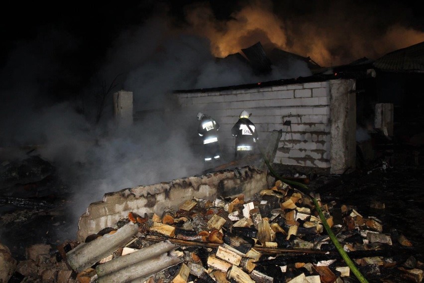 Pożar domu w Chilmonach