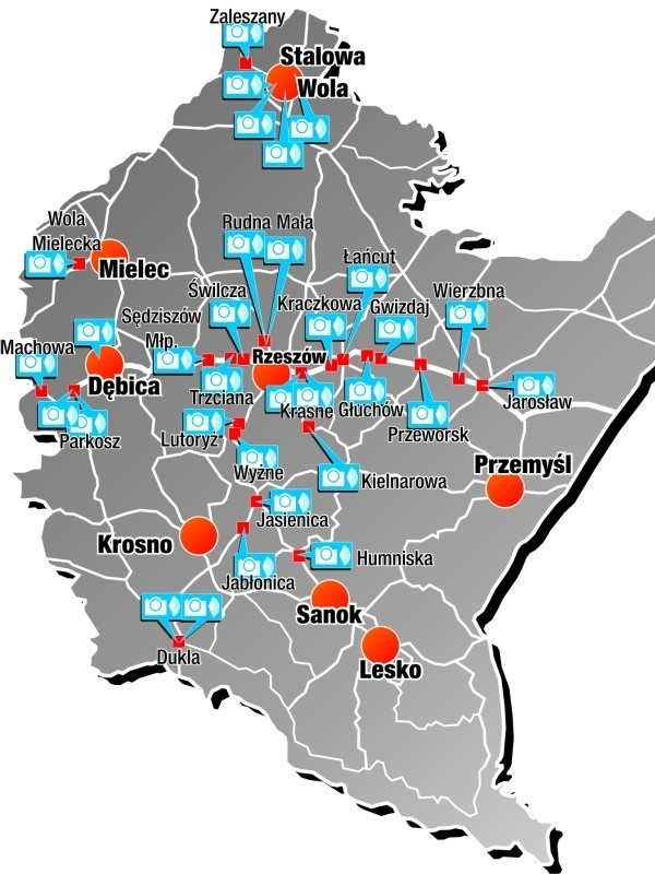 Sprawdź, gdzie na Podkarpaciu staną fotoradary 