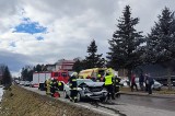Korzenna. Wypadek z udziałem dwóch samochodów osobowych marki volkswagen golf i ford mondeo [ZDJĘCIA]