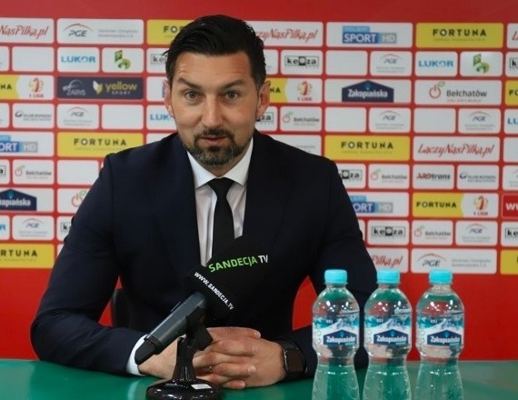 Dariusz Dudek, trener Sandecji