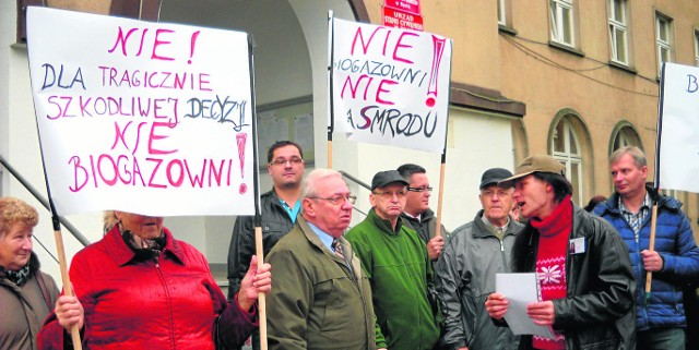 W 2013 roku przeciwko budowie biogazowni w Goświnowicach zaczęli protestować mieszkańcy.