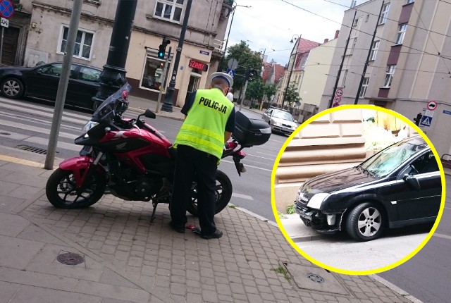 Dwie osoby zostały poszkodowane w wypadku, do którego doszło dziś ok. godz. 11 na skrzyżowaniu ulic Gdańskiej i Chocimskiej. Kierowca opla jadąc ul. Gdańską od strony centrum chciał skręcić w lewo w ul. Chocimską. Niestety, nie ustąpił pierwszeństwa nadjeżdżającemu z naprzeciwka od strony Myślęcinka motocykliście.- W wyniku zderzenia kierujący motocyklem i jego pasażerka z obrażeniami trafili do szpitala. Kierowca opla był trzeźwy – mówi podkom. Przemysław Słomski z KWP w Bydgoszczy. W wyniku wypadku były utrudnienia w ruchu tramwajów i utworzyły się korki.  INFO Z POLSKI - przegląd najciekawszych informacji ostatnich dni w kraju (13.07.2017)