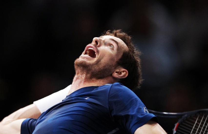 Andy Murray w Paryżu.