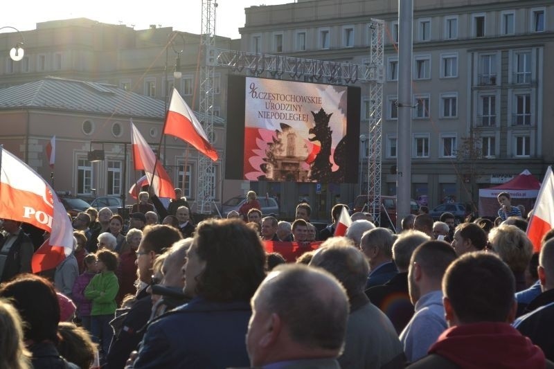 Częstochowa. Marsz Niepodległości środowisk prawicowych