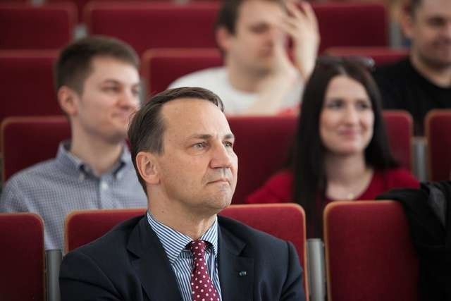 Radosław Sikorski z wizytą na UKWwizyta i wykład R. Sikorskiego w Instytucie Nauk Politycznych UKW