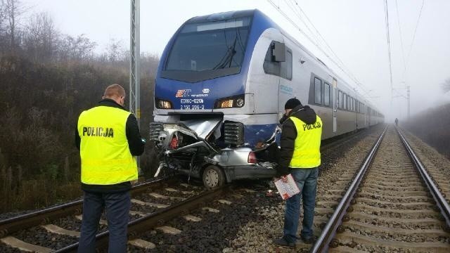 Tragiczny wypadek na przejeździe kolejowym