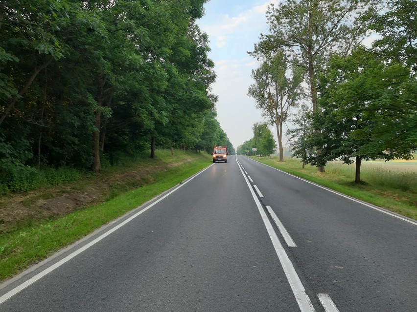 Wypadek na trasie Miastko - Słupsk 28.06.2020
