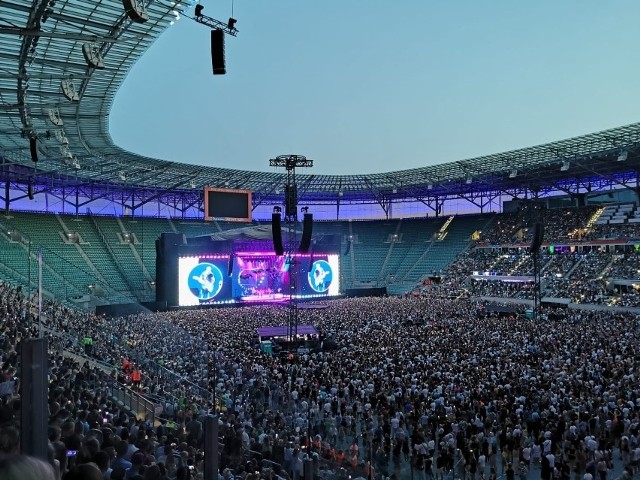 Zdjęcie z koncertu Dawida Podsiadło na Tarczyński Arena we Wrocławiu