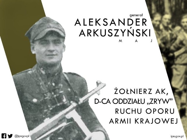 10 czerwca 1945 r. w Pabianicach żołnierze oddziału Ruchu Oporu Armii Krajowej dowodzeni przez Aleksandra Arkuszyńskiego „Maja”, bez jednego wystrzału zdobyli siedzibę UB i uwolnili więźniów.
