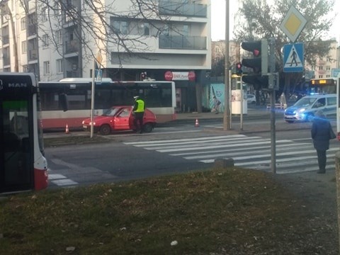 Potrącenie przy Poniatowskiego w Radomiu.