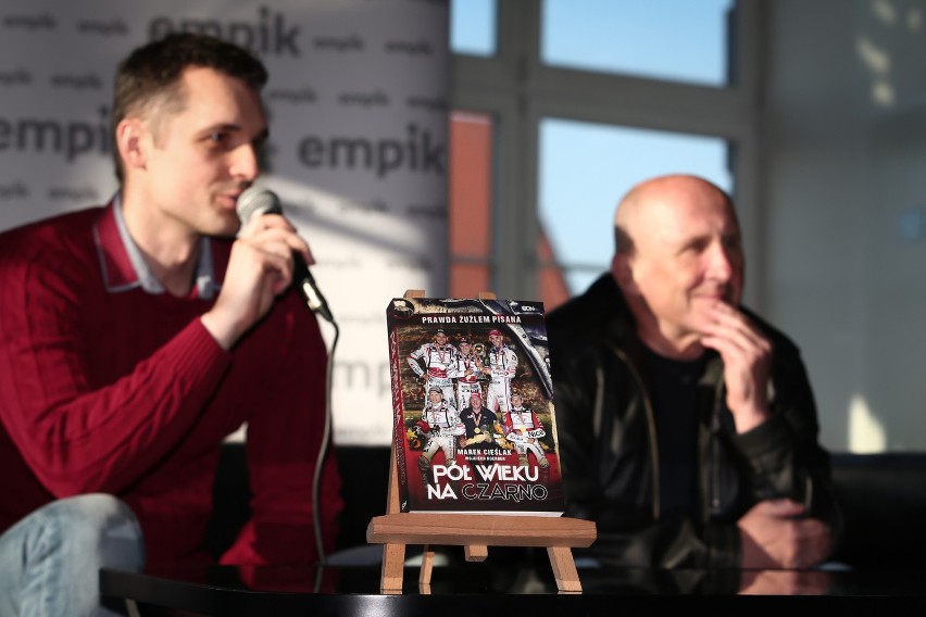 Wojciech Koerber (z lewej) i Marek Cieślak podczas spotkania...