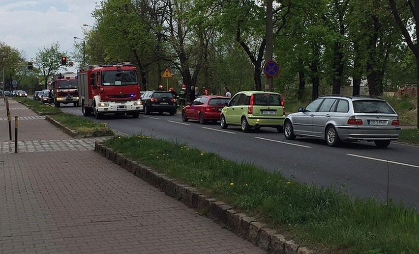 Wypadek na ulicy Opolskiej