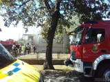 Pożar domu w Kępie. Jedna osoba poparzona