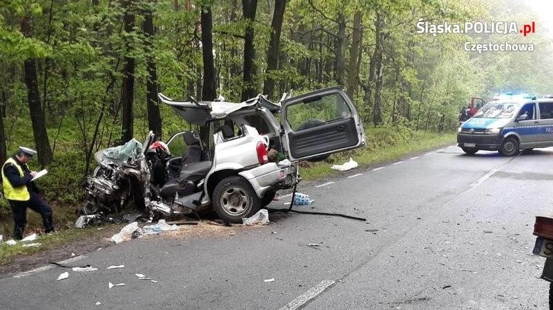 Tragiczny wypadek w miejscowości Srocko pod Częstochową