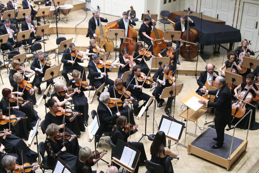 Sir Neville Marriner i Orkiestra Filharmonii Poznańskiej