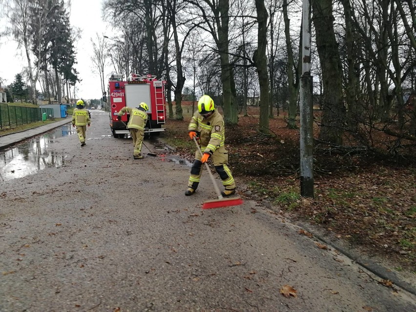 Silne porywy wiatru w powiecie kołobrzeskim, którym...