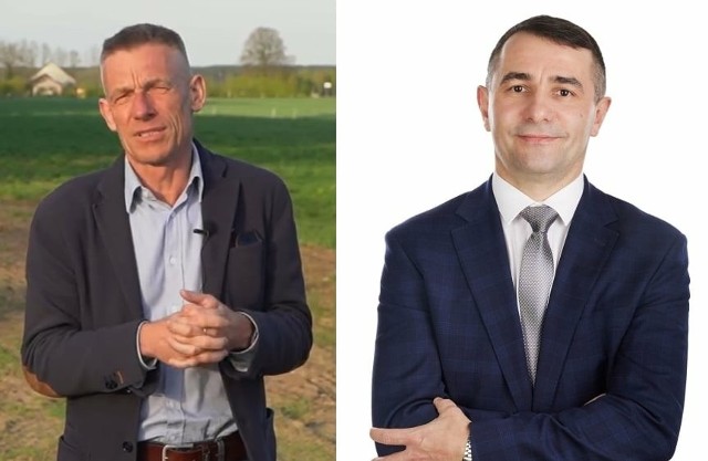 Krzysztof Szewczyk (z lewej) i Krzysztof Grala spotkają się w drugiej turze wyborów 21 kwietnia 2024