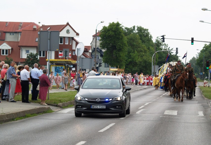 Ostrołęka. Boże Ciało 2019. Procesja w parafii pw....