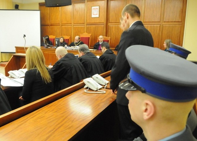 Oskarżeni na sali rozpraw gorzowskiego sądu