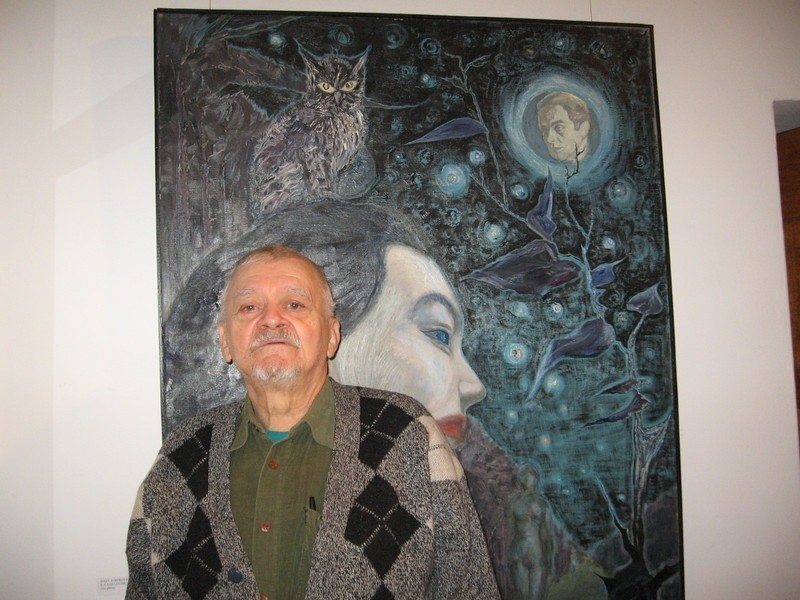 Krzysztof Manczynski też zwiedzal wystawę