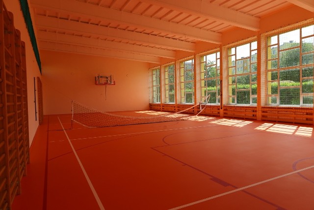 Tak wygląda sala gimnastyczna sępoleńskiego ogólniaka po remoncie