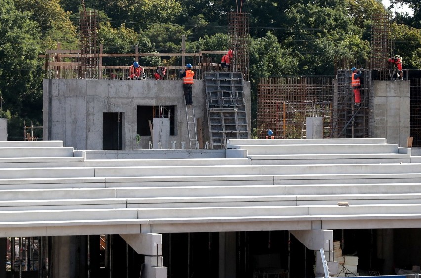 Stadion Pogoni dwa dni przed meczem ze Śląskiem Wrocław.