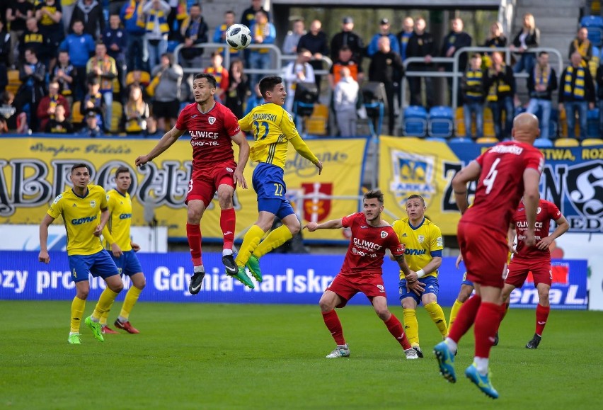 Arka Gdynia - Piast Gliwice 1:5