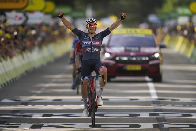 Były mistrz świata, Duńczyk Mads Pedersen najszybszy na mecie 13. etapu kolarskiego wyścigu Tour de France