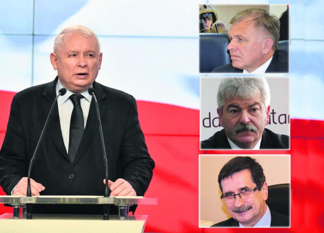 Plany Jarosława Kaczyńskiego odczują najmocniej: Roman Łucarz (od góry), Tadeusz Kwiatkowski i Roman Ciepiela